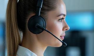Call center headset icon
